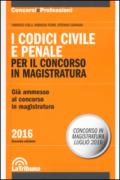 I codici civile e penale per il concorso in magistratura