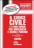 Il codice civile e i codici minori per università e scuole forensi