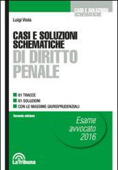 Casi e soluzioni schematiche di diritto penale