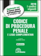 Codice di procedura penale e leggi complementari