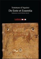 De ente et essentia. Testo latino a fronte