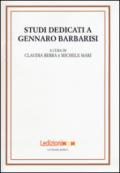 Studi dedicati a Gennaro Barbarisi