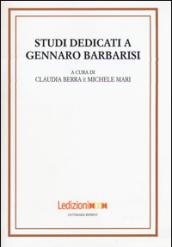 Studi dedicati a Gennaro Barbarisi