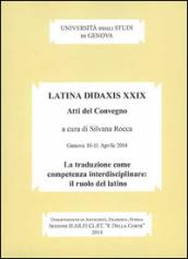 Latina didaxis. Atti del Convegno: 29