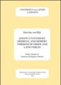 Aesopica posteriora. Medieval and modern versions of greek and latin fables
