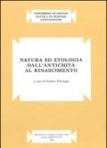 Natura ed etologia dall'antichità al Rinascimento