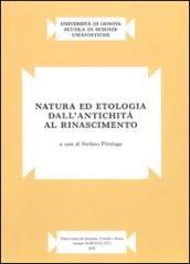 Natura ed etologia dall'antichità al Rinascimento