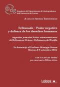 Tribunado-Poder negativo y defensa de los derechos humanos. Segundas jornadas Ítalo-Latinoamericanas de Defensores Cívicos y Defensores del Pueblo