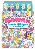 Kawaii. Gioca. disegna e colora. Con adesivi. Con gadget