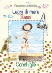 Creazioni artistiche legni di mare, sassi e conchiglie