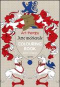 Art therapy. Arte medievale. Colouring book anti-stress