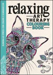 Art therapy. Relaxing. Colouring book