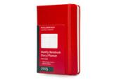 MOLESKINE WEEKLY POCKET PLANNER 2015 RED HARD COVER