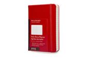 MOLESKINE DAILY POCKET PLANNER 2015 RED HARD COVER