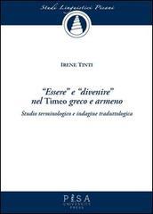 «Essere» e «divenire» nel «Timeo» greco e armeno. Studio terminologico e indagine traduttologica