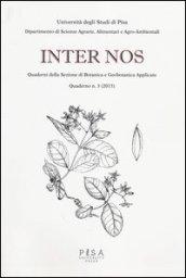 Internos 2013. Vol. 3: Quaderni della sezione di botanica e geobotanica applicate.