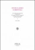 Studi classici e orientali (2015). 61.