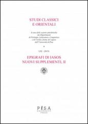 Studi classici e orientali (2015). 61.