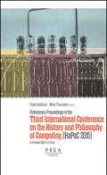 Preliminary proceedings of the Third International Conference on the history and philosophy of computing