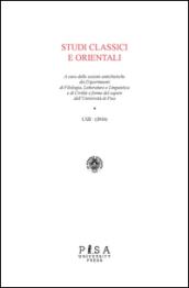 Studi classici e orientali (2016): 62