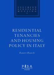 Residential tenacies and housing policy in Italy