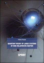 Quantum theory of large systems of non relativistic matter