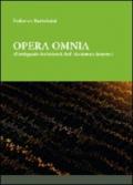 Opera omnia. Earthquake isolation and soil mechanics systems