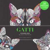 Gatti. Black premium. Colouring book antistress