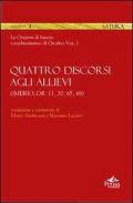 Quattro discorsi agli allievi (Imerio, Or. 11, 30, 65, 69)