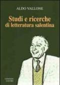 Studi e ricerche di letteratura salentina