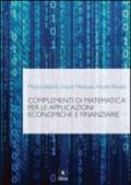 Complementi di matematica per le applicazioni economiche e finanziarie