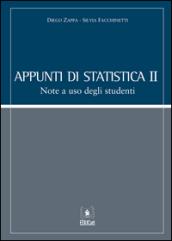 Appunti di statistica 2. Note a uso degli studenti