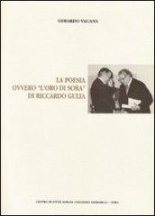 La poesia ovvero «l'oro di Sora» di Riccardo Gulia