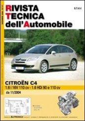 Citroen C4. 1.6i 16v 110cv - 1.6 HDi 90 e 110 cv da 11/2004. Ediz. multilingue