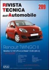 Renault Twingo II. Dal 06/2007 benzina 1.2 16V (75cv) e diesel 1.5dCi (65cv). Ediz. multilingue