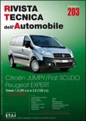 Citroen Jumpy/Fiat Scudo/Peuheot Expert. Dal 01/2007 diesel 1.6 (90 cv). Ediz. multilingue