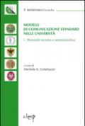 Modelli di comunicazione standard nelle Università. Personale tecnico e amministrativo: 1