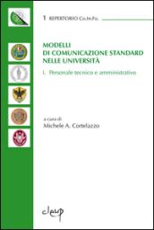 Modelli di comunicazione standard nelle Università. Personale tecnico e amministrativo: 1