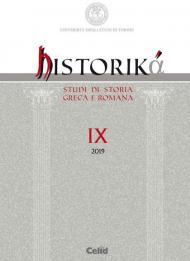 Historiká. Studi di storia greca e romana (2019). Vol. 9