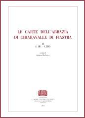 Le carte dell'Abbazia di Chiaravalle di Fiastra (1181-1200)