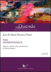 Haia. Interrupciones II