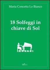 18 solfeggi in chiave di Sol