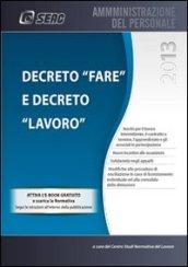 Decreto fare e decreto lavoro