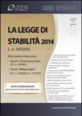 Legge di stabilità 2014