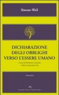 Dichiarazione degli obblighi verso l'essere umano