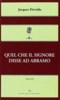 Quel che il Signore disse ad Abramo