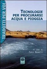 Tecnologie per procurarsi l'acqua e la pioggia