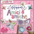 Amici & amiche. Origami. Con adesivi. Ediz. illustrata