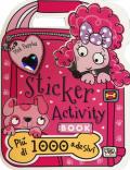 Sticker activity book. Pink Puppies