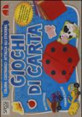 Giochi di carta. Colora, costruisci, attacca gli stickers: 1